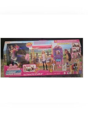 Netflix Barbie Mysteries  The great horse escape Ultimate Stable Playset
